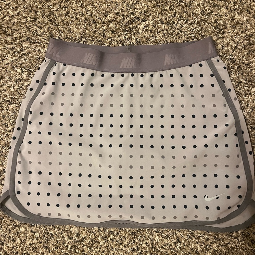 Nike polka dot tennis skirt